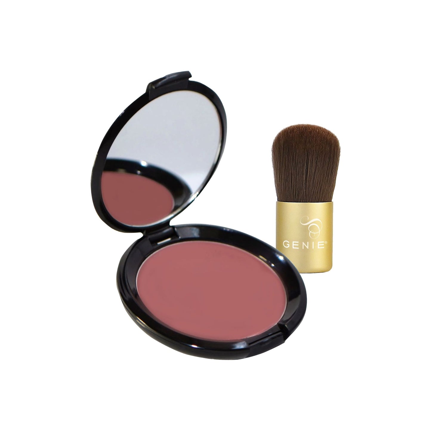 Make Me Blush Cream Blush Super Size with Small Kabuki Brush