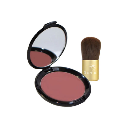 Make Me Blush Cream Blush Super Size with Small Kabuki Brush